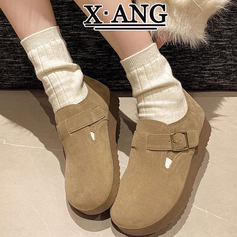 Leather All-inclusive Children's Spring and Summer New Soft-soled One-pedal Lazy Single Shoes Doudou