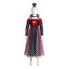 Red Queen Cosplay Outfit, Alice in Wonderland Halloween Stage Performance Dress