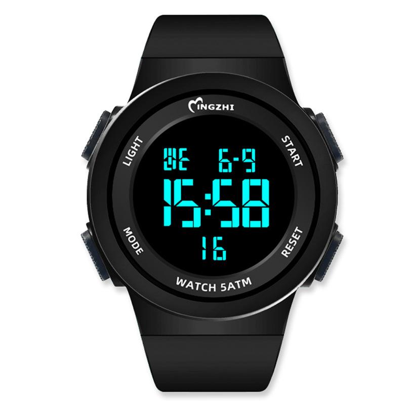 Men's Waterproof Dual Display Sports Watch with Shockproof Multifunctional Quartz