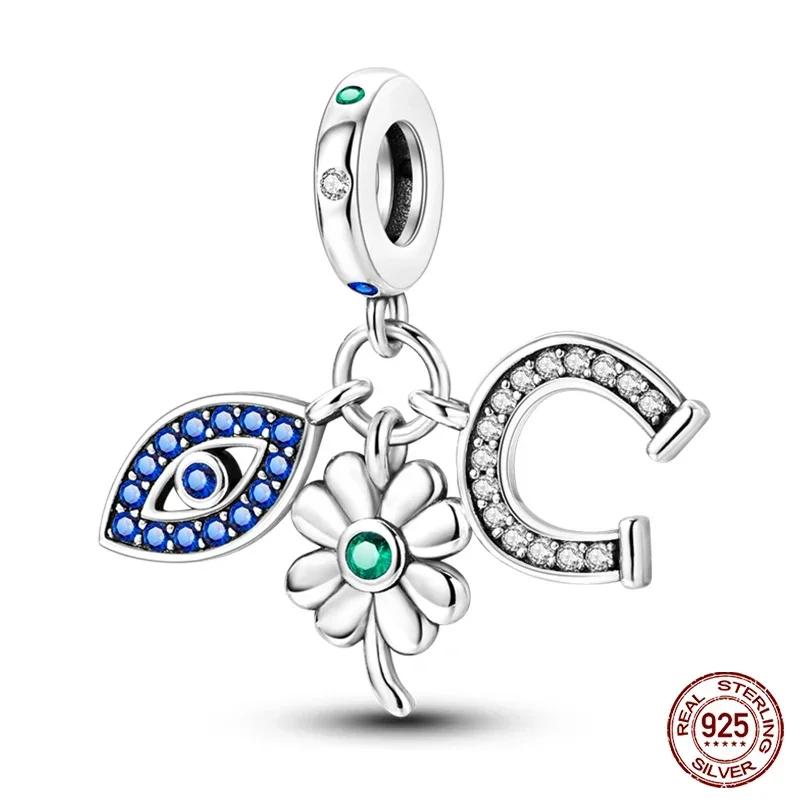 Copper Color Evil Eye Charms Demon Eye Beads For Genuine BraceletandBangle DoItYourself Crafting Fashion Jewellery Gifts