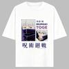 Jujutsu Kaisen Anime Zenin Maki Printing Cotton T-shirt Men and Women Loose Summer Anime Peripheral Clothing