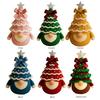 Weihnachts-Häkelset DIY Häkel-Strickmaterial-Set DIY Bastel-Strick-Weihnachtsbaum-Gnom-Set Festival Weihnachtsdekoration
