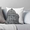 Radcliffe Camera Oxford Pillowcase Polyester Linen Velvet Printed Zip Decorative Throw Pillow Case Sofa Seater Cushion Case