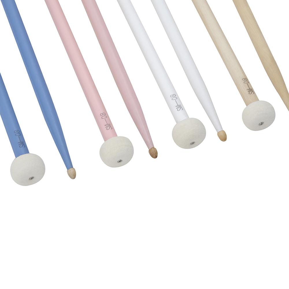 1Pair Drum Sticks Maple Wood Drumsticks Set Professional Double-Headed Drum Sticks For Beginners Percussion Instrument Parts