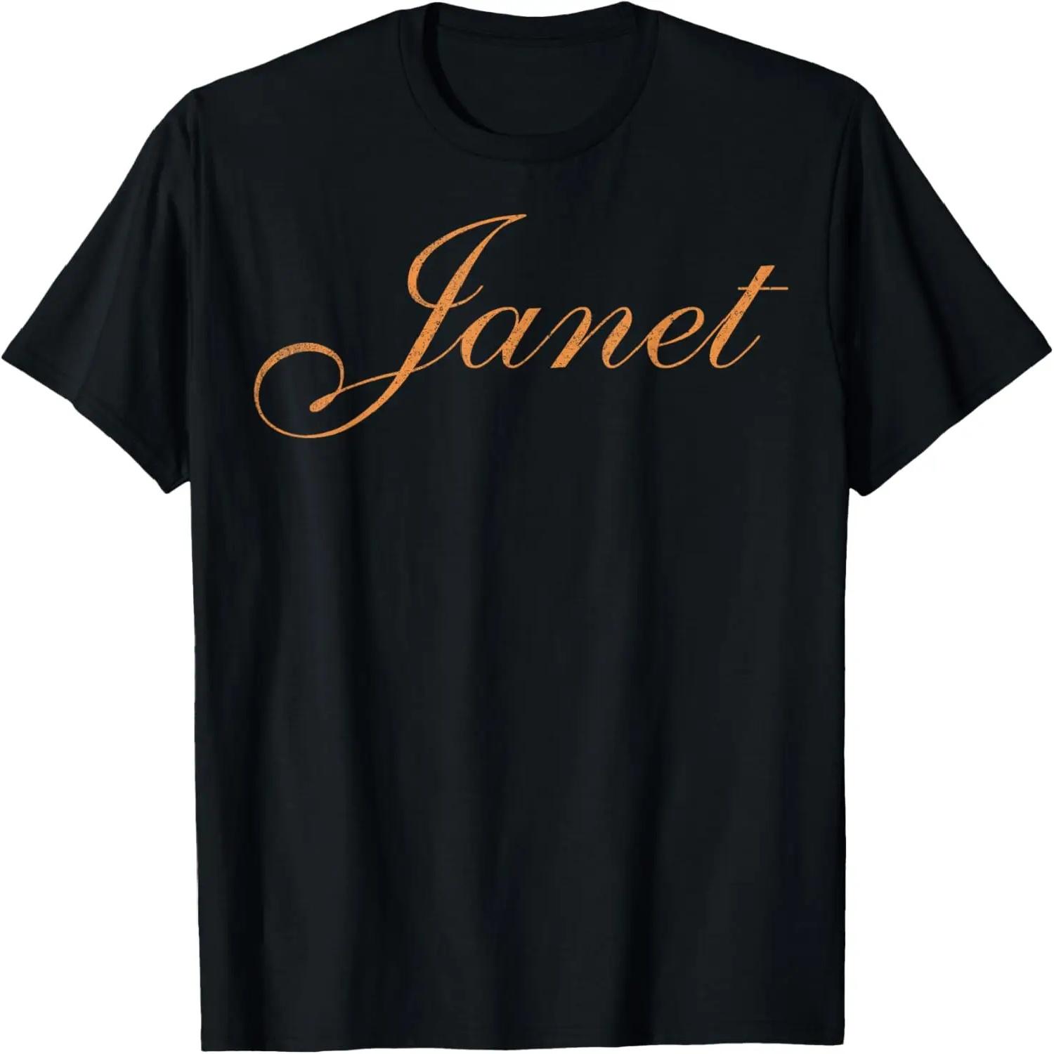 Винтажная ретро футболка Janet S