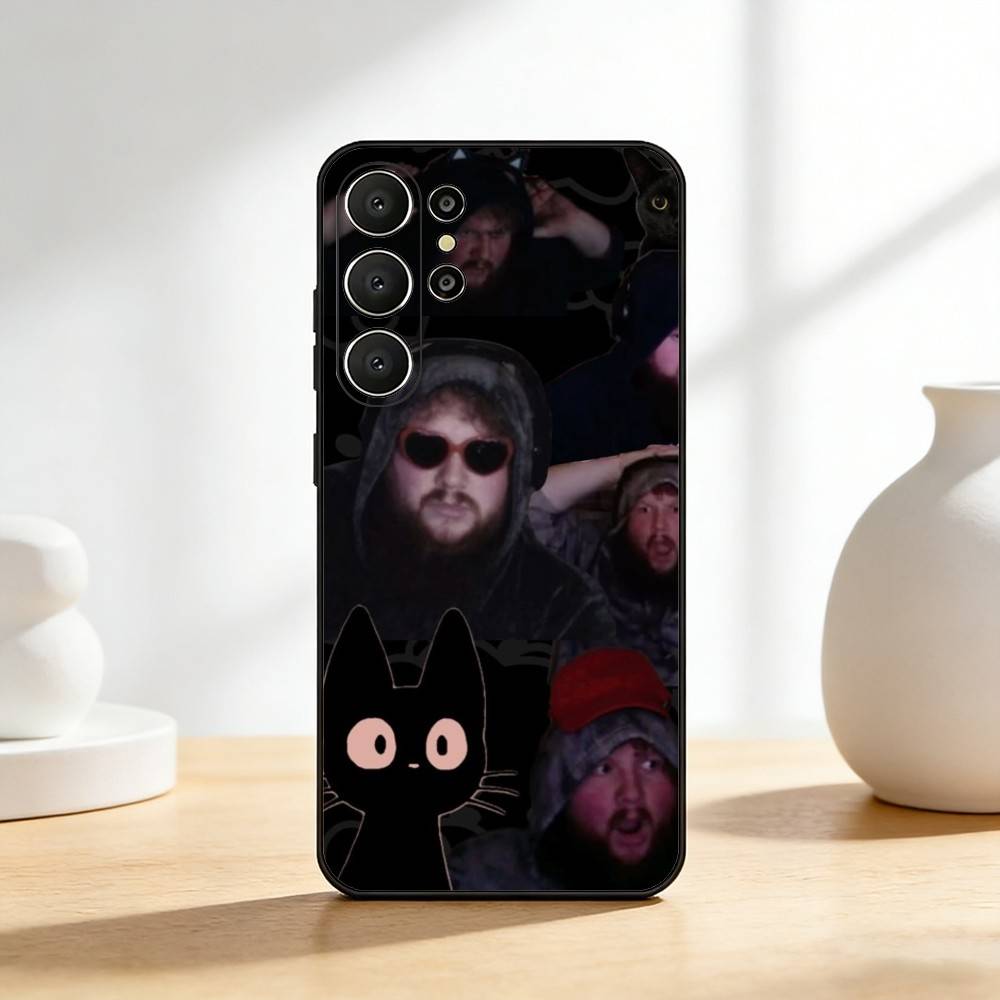 FUNNY C-CaseOh Phone Case For Samsung S26,S25,S24,S21,S22,S23,S30,Ultra,S20,FE,Lite,10,9,Black Cover