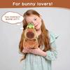 23cm Capybara Plush Simulation Capibara Anime Fluffty Toy Cute Doll Stuffed Animals Soft Doll Plush Christmas Thanksgiving Gift