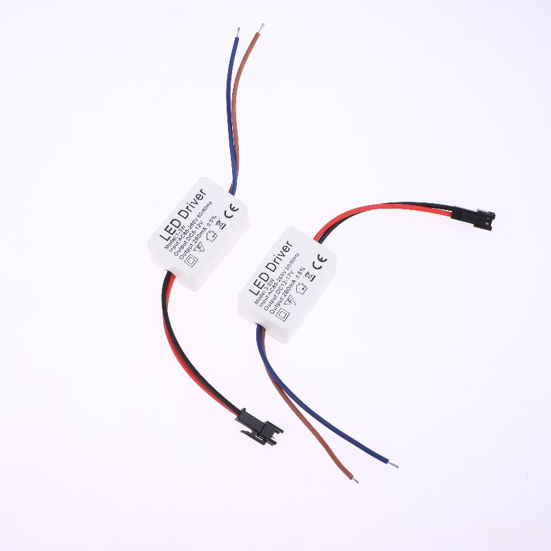 1 sztuka 1-3W 3-5W 4-7W 8-12W 12-18W 18-24W Izolowany Sterownik LED Zasilacz Regulowany Stałe Napięcie 260mA Transformator Oświetleniowy