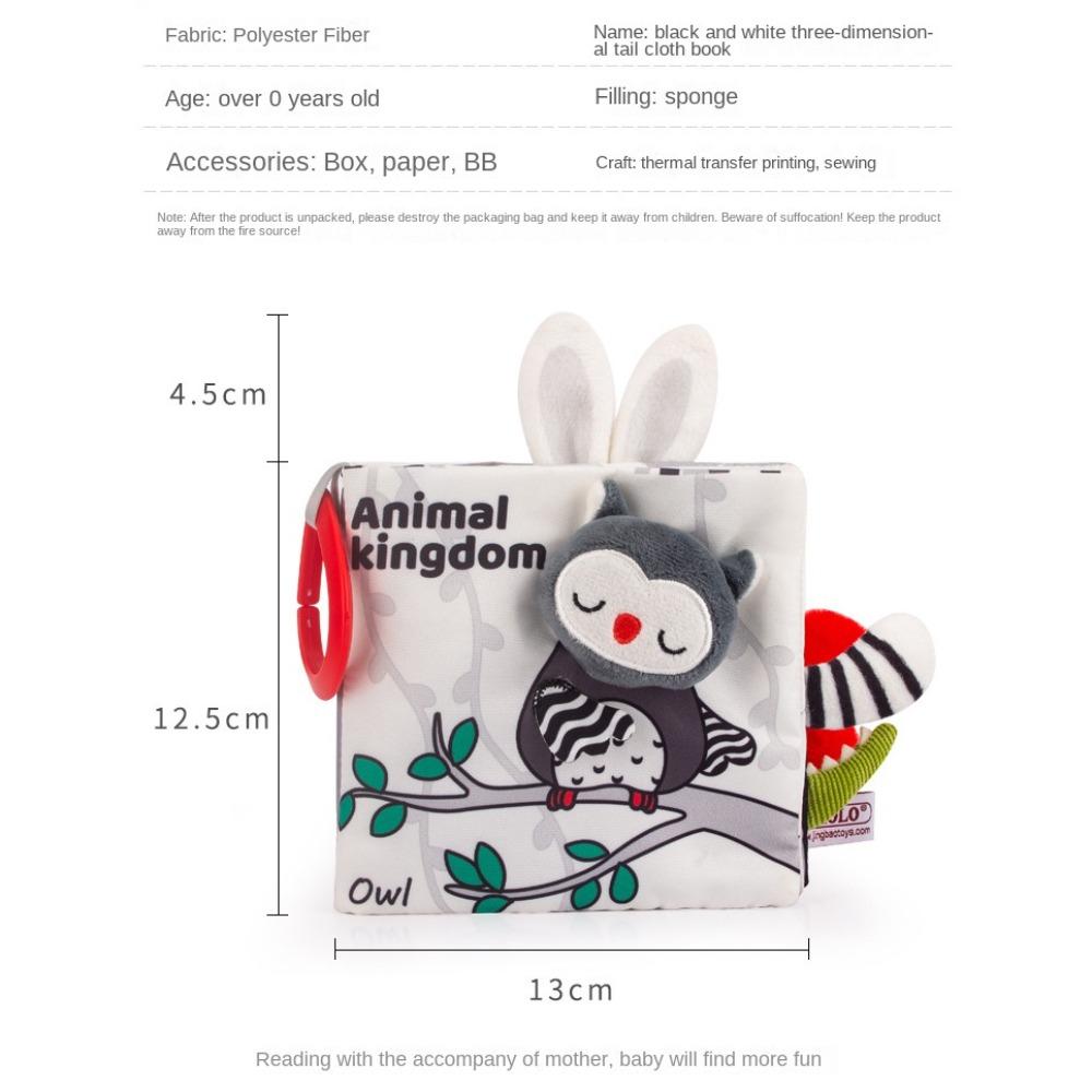 Not Be Torn Quiet Cloth Book High Contrast Soft Baby Books Infant Baby Cloth Book  Early Learning