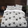 Cartoon Sloth Duvet Cover King Queen Funny Animal Bedding Set for Cool Wildlife Polyester Quilt Cover Boys Birthday