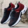 Air-Cushioned Athletic Sneakers for Men - Breathable Mesh, Non-Slip Grip, Durable Lace-Up Shoes for Outdoor Sports & Casual Wear
