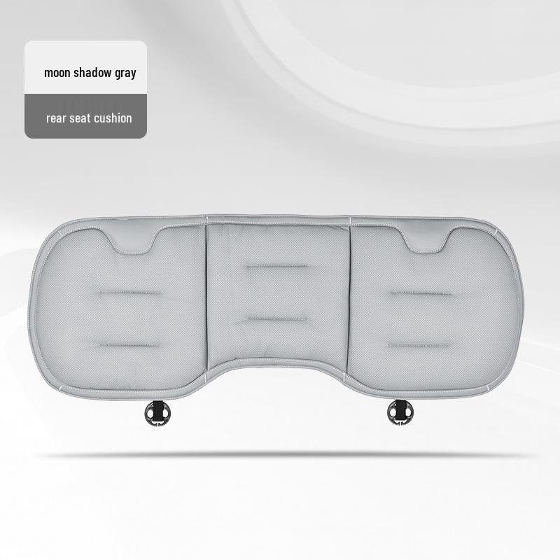 Universal Ventilated Car Seat Cushion for BMW, Mercedes-Benz & Xiaomi - Four Seasons, Lumbar Support, Rear Integrated, Single Driver Seat.