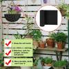 Planter Box Liner Flower Basket Liners Moisture Retention Breathable Planter Sheets Replacement For Balcony Fence Patio Yard