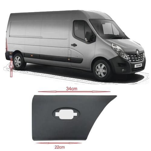 Rear RIGHT Fender Trim Behind the Wheel Renault Master Opel Movano Nissan NV400 2010-2023 - FT90811