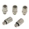 20 Stück M5 4 mm Mini-Pneumatik-Druckluftanschluss, gerader Stecker, Luftschlauch, Schnellmontage