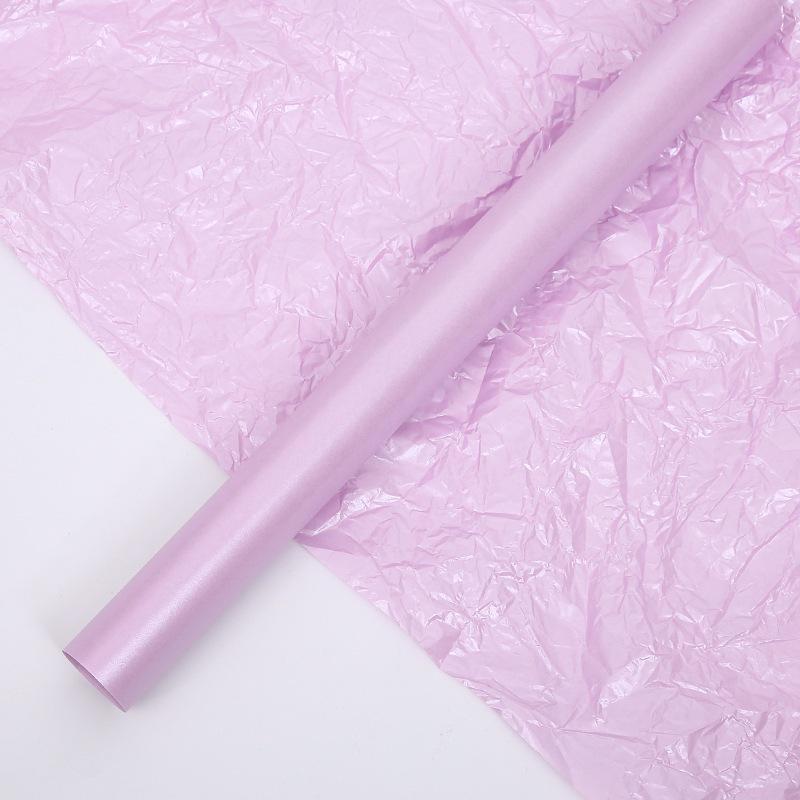 Papel de Embrulho Impermeável Brocade 38g Perolado Neve para Flores Frescas & Arte Floral