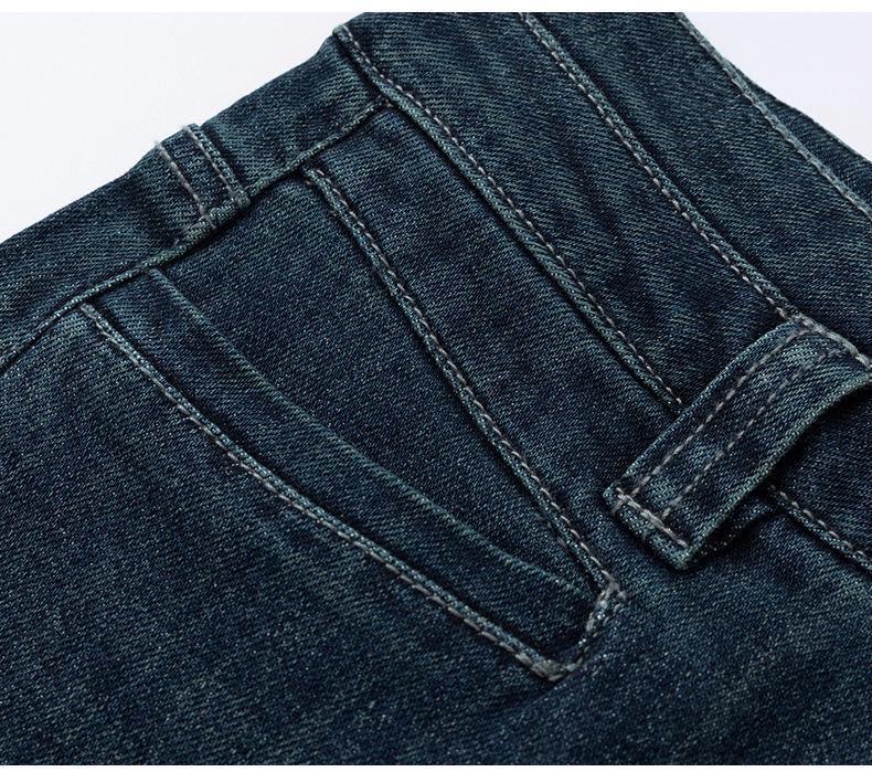 Women's 2024 Retro High-Waisted Wide-Leg Denim Bell Bottoms for Spring/Autumn