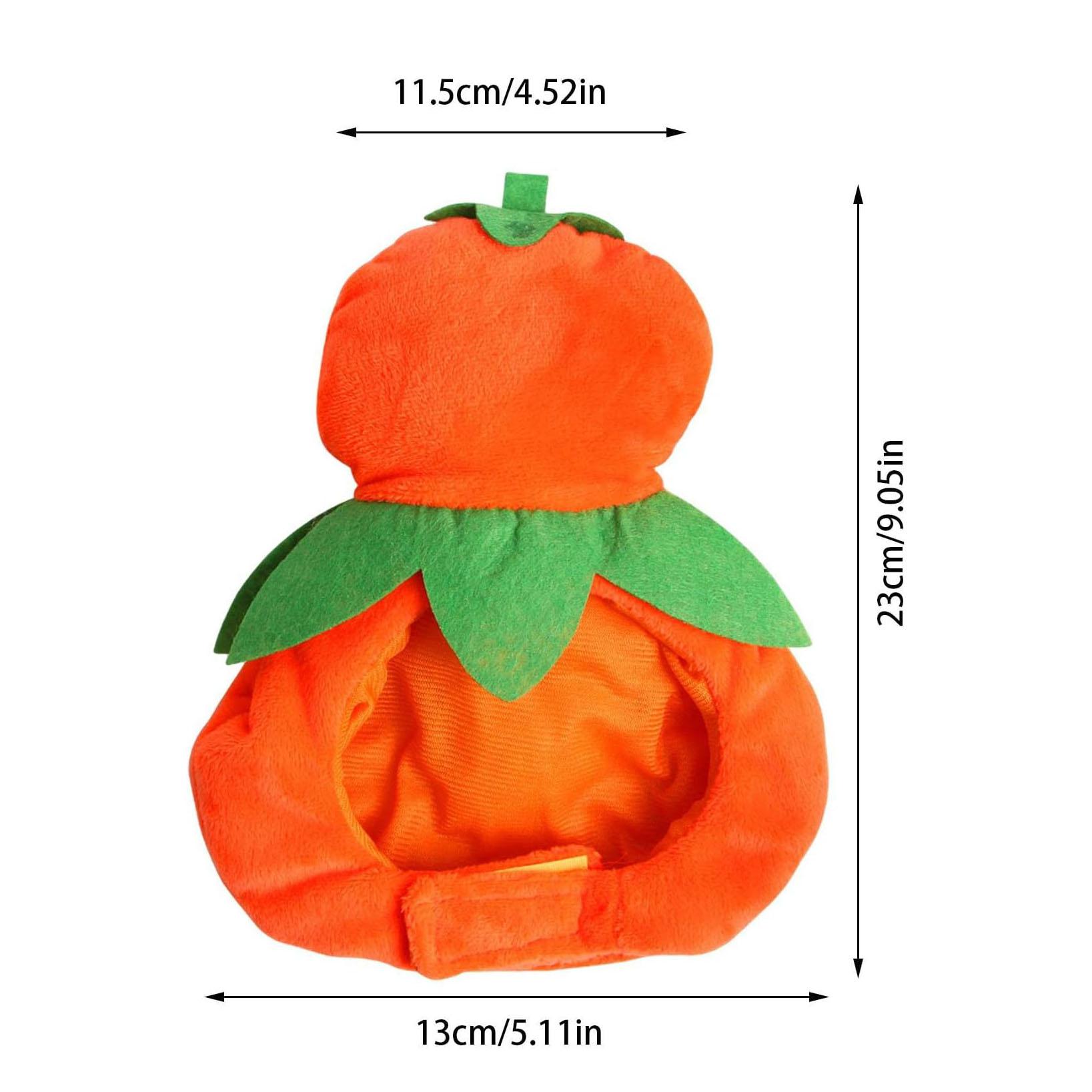 

Тыква-шляпа для питомца (1шт) – Головной убор для наряжания собаки, Набор для головы с открытыми ушами для наряжания кошки оранжевый