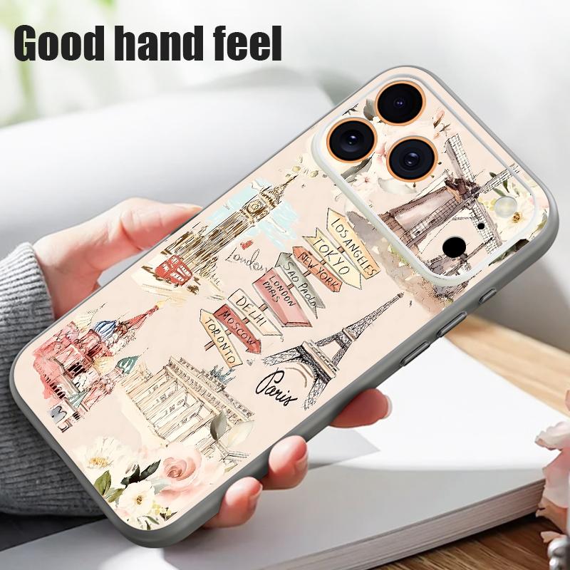 Fashion Collage Style Case For iPhone 17 Pro Max Magnetic For Magsafe Hybrid Slim Matte Cover For iPhone 16 15 14 13 Pro Max
