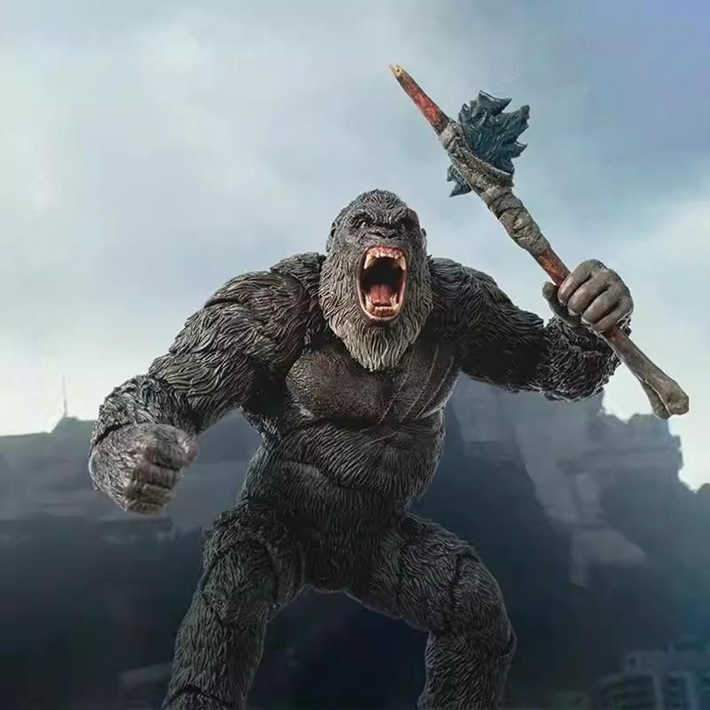 SYXLCYGJ HIYATOYS Exquisite Basic Series Godzilla Kong 2 Personalized Kong Articulated Doll Model vs. 2.0