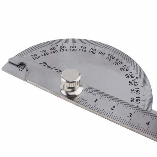 CarAngels Stainless Steel Goniometer, Durable Protractor, Angle Gauge, Angle Ruler, for Angle Measurement (Two 300mm Rods)