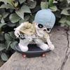 New Skateboard Skeleton Doll Decorative Ornament Halloween Scene Dress Up Coldplay Skeleton Man Ornament