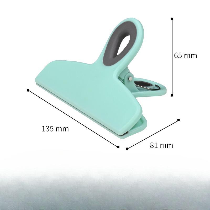 

Plastic and Rubber Magnetic Sealing Clips - Snack Sealing Clips, Seasoning Sealing Clips, Moisture-proof and Freshness-preserving Food Large Clips синій/зелений