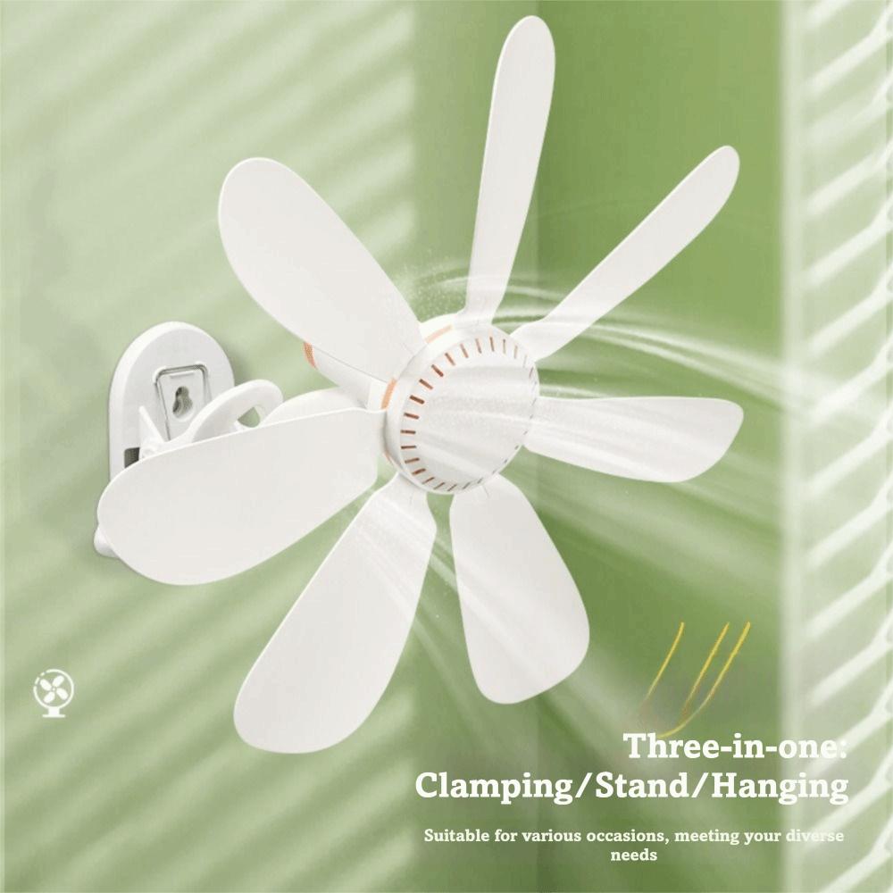 Strong Wind Portable Clip Fan Powerful Airflow Mini Quiet Fan Small Personal Cooling Fan  Bedroom