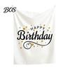 Matching Hanging Flags Baby Birthday Backdrop, Greenery Forest Banner for Boy Girl, Integrated Cloth 100 Day Celebration Party Decorations,