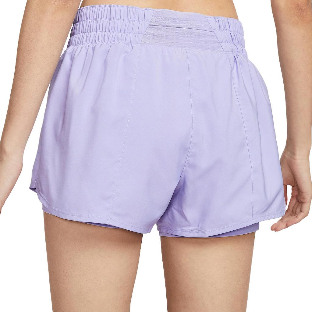 Nike Dri-Fit One Fashion Comfortable Solid Color Versatile Quick-Dry Casual Shorts Women Shorts Ice-Purple Lilac DX6013-533