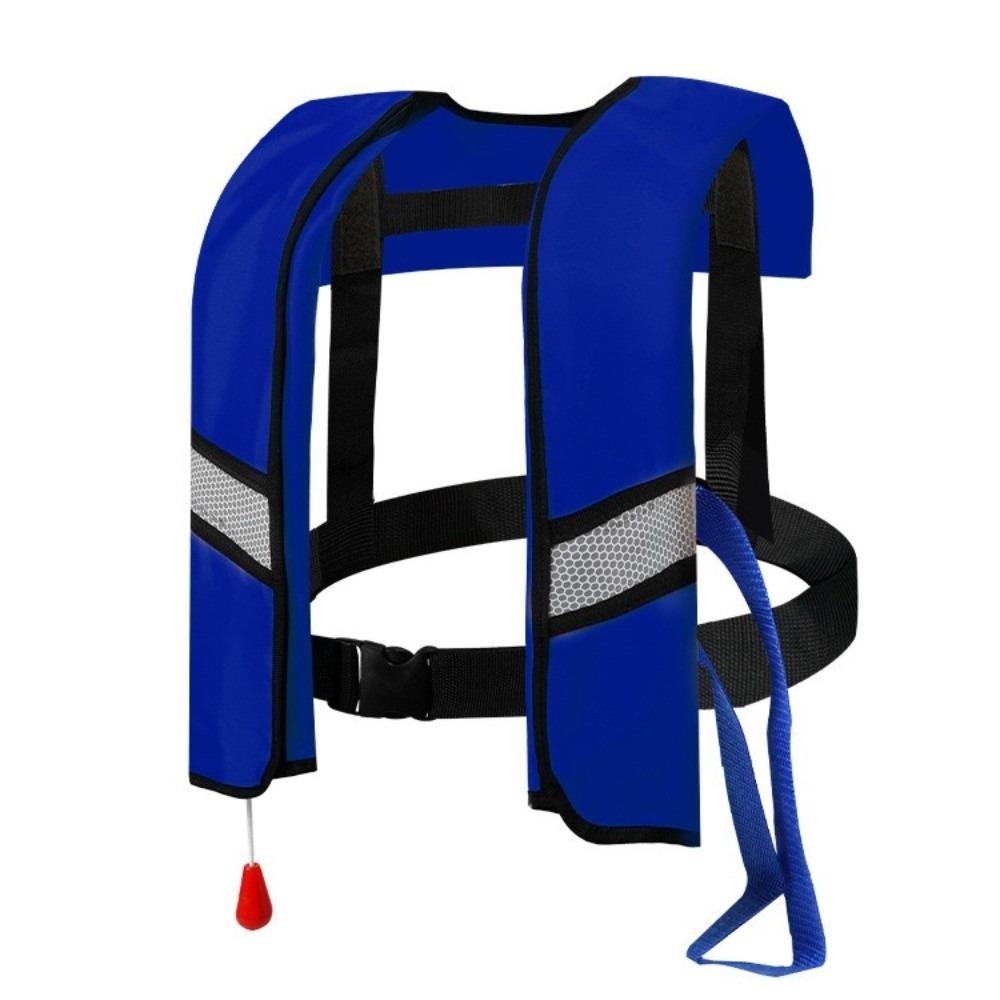 Safety Whistle Buoyancy Vest with Reflective Strips Fully Automatic Life Jacket  for Boating