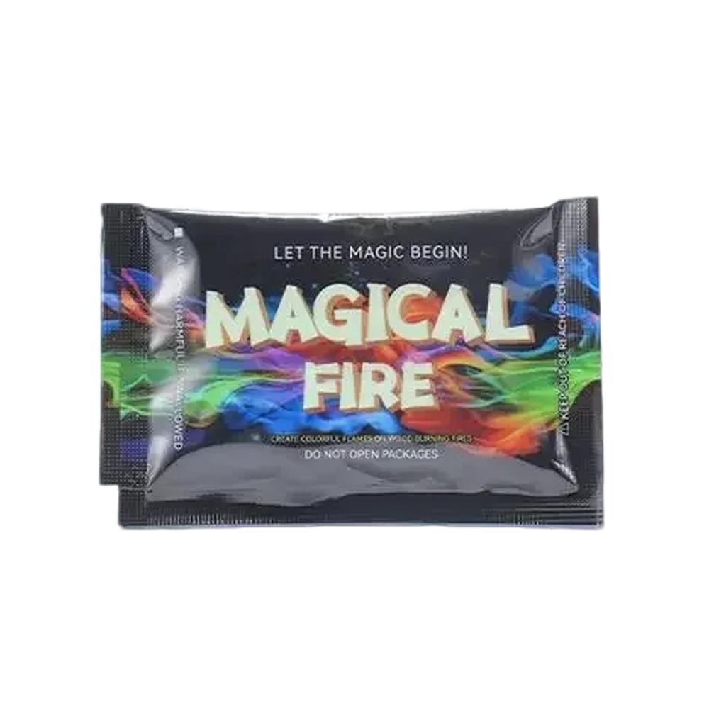 Saszetki zmieniające kolor ognia Ogień (1 paczka), Saszetki z kolorowym ogniem na kemping, ognisko i kominki, akcesoria