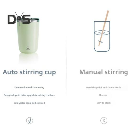 Automatic Magnetic Stirring Coffee Mug 350ml Electric Mixing Cup Stainless Steel Self Stirring Mug Rechargeable Magnetic Stirrer Coffee Cup for Milk