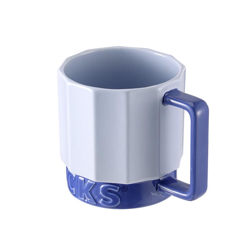 Starbucks Blue Geometric Ceramic Mug