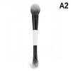 Doppelseitiger Foundation-Gesichtspinsel Doppelseitiger Puder-Rouge-Kontur-Und-Lidschatten-Concealer Make-up-Pinsel