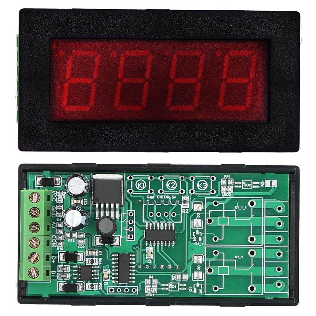 PLC Display LED Serial Port Meter Communication 4Digit DC536V for MODBUSRTU RS485