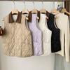 Vest for Women Sleeveless Sweater Tops Solid Color Vest Oversize Loose Versatile Casual Sleeveless Coat Vest Top