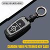 Coque de Clé Intelligente en Fibre de Carbone Chaîne Pour Ford Fusion F150 Explorer Mondeo Edge Mustang Focus Lincoln Continental Corsair