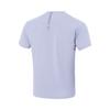 Li-Ning Fitness Series Versatile Casual Quick-Dry Fashion Cool Round Neck Short Sleeve T-Shirt Men Tops Misty-Purple ATSV695-4