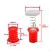 2 Pack Washing Machine Drain Valve Cores Sealing Plug Replacement Siphon Spring