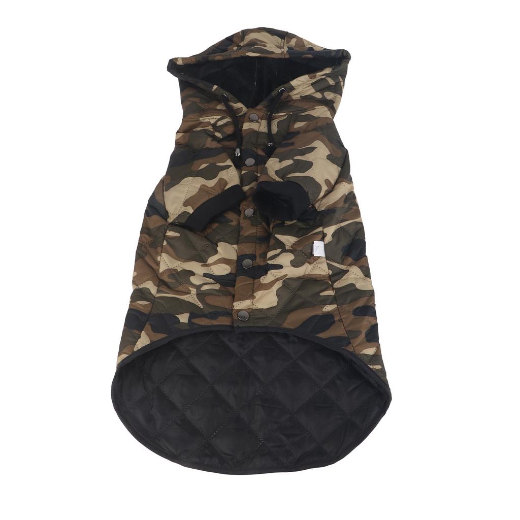 Dog Warm Coat 2 Legged Soft Skin Friendly Hooded Puppy Jacket Clothes for Autumn Winter