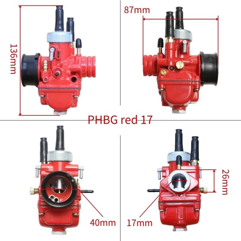 Motorcycle Carburetor For Dellorto Phbg 17mm 19mm 21mm JOG50 JOG90 BWS100 50cc To 100cc Racing Motorbike Scooter Universal Carb