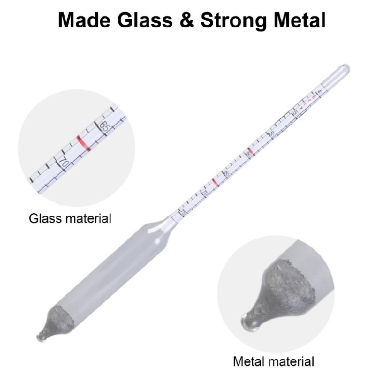 Ahornsirup-Hydrometer - Messen von Zucker- und Feuchtigkeitsgehalt (Dichte) von Gekochtem