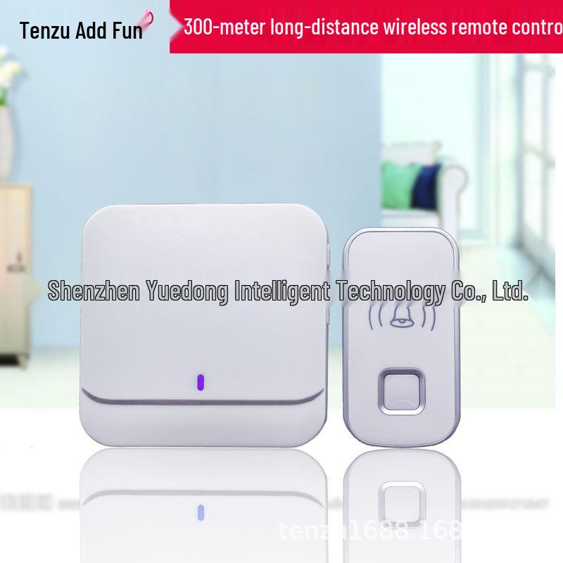 

300m Ultra-Long Range Wireless Doorbell & Call Button for Seniors Single Transmitter