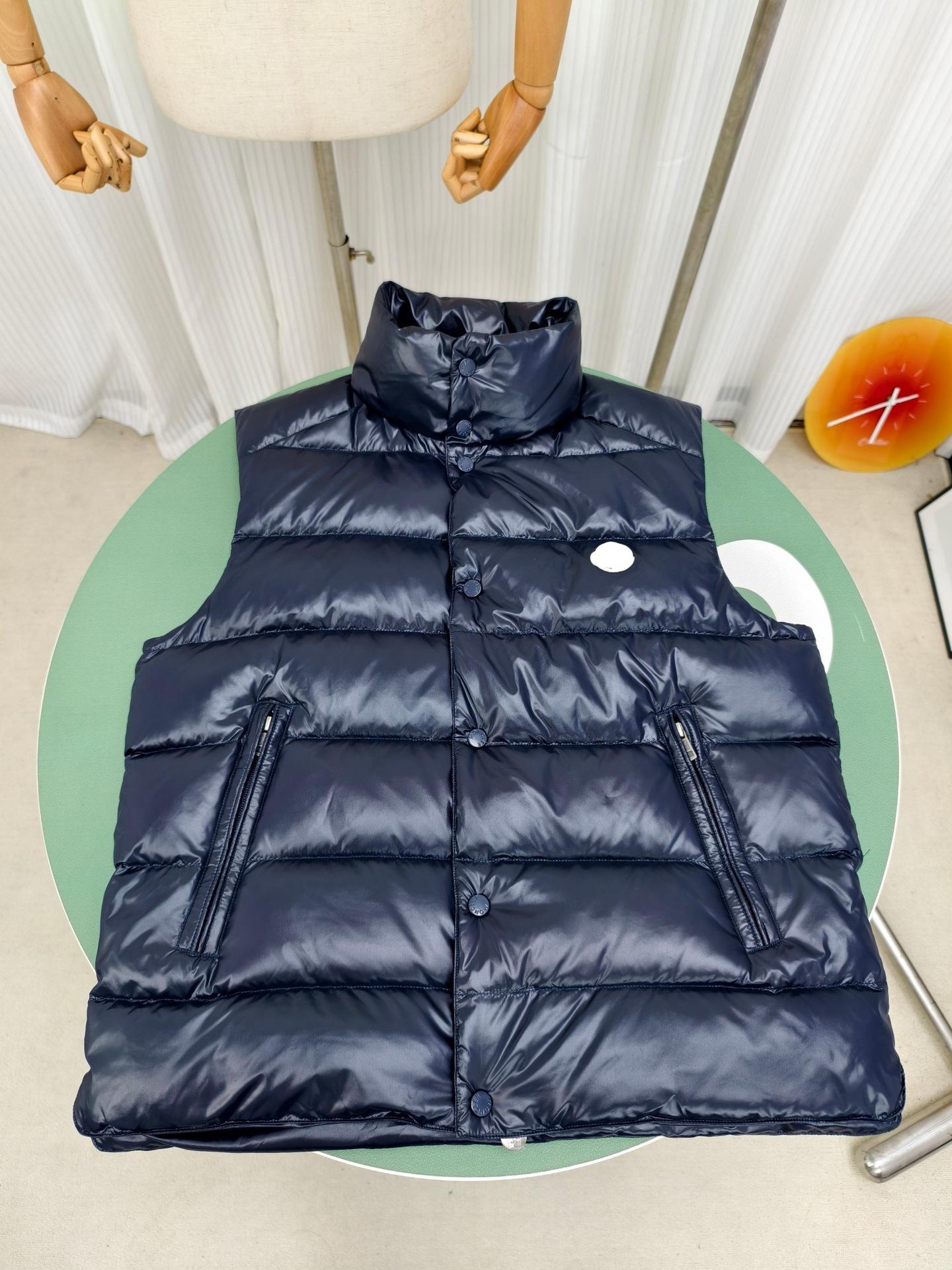 DownvestFW Mengjia glossy down vest men`s