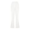 Women's Fashion Color Casual Pants with Elastic Waistband and Pockets for Everyday Wear