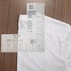 Akrilik Sol Göğüs Logo Yerleştirme Aracı Isı Basın T-shirt Cetvel Yetişkin Boyutu Hassas Ölçekli Elbise Ölçme Aracı
