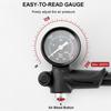 300PSI High Pressure Bike Tire Inflator Air Pump Bike Shock Pump with Pressure Gauge for Bicycle Fork and Rear Suspension