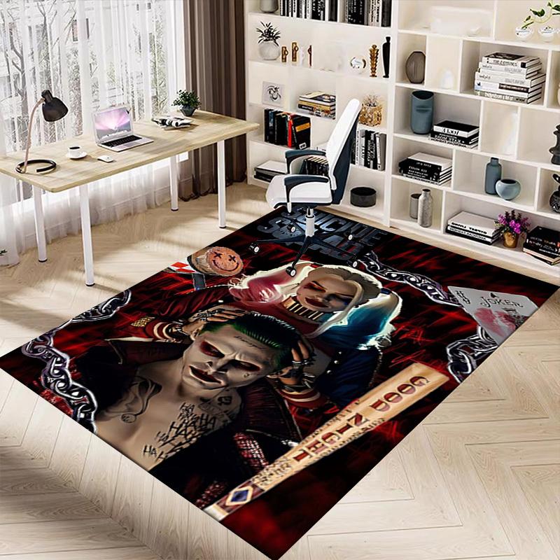 1PC Suicide Squad Extra Large Non-Slip Floor carpet, Office, family, bedroom, Studio - Large Area Rug Indoor Rugs1144A