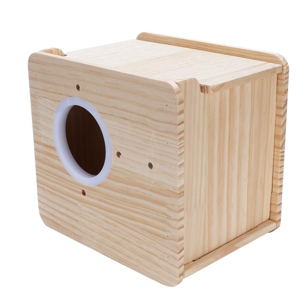 Cutie de cuibărit pentru peruşi din lemn spaţioasă izolată casă de reproducere pentru papagali cutie de împerechere pentru papagali agapornis cockatiel